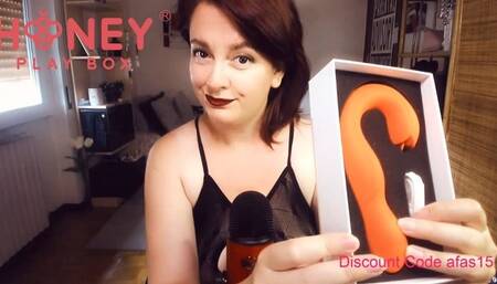 Nicoletta tests the new toy Joi Honeyplaybox - Big hairy pussy orgasm with contraction 4K