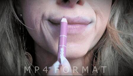 Pink Lipstick Makeup | Blowing Bubbles (HD) MP4