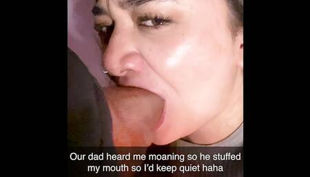 Cheating Girlfriend Fucks Her REAL Stepbrother on Snapchat