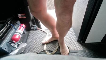 Alone in RV Totally Exposing Myself
