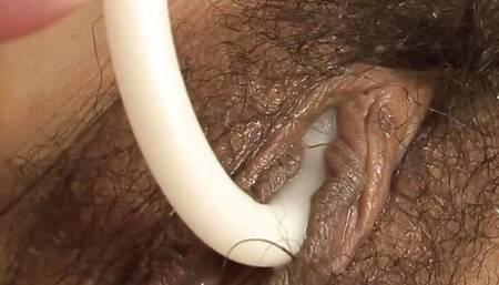 Japanese Girl Unshaved Twat in HD Porn Vid