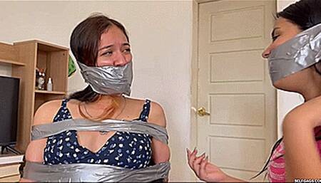 Sexy Shoplifter Tied Up By Undercover Police Woman And Her Gag Loving Girl (high res mp4)
