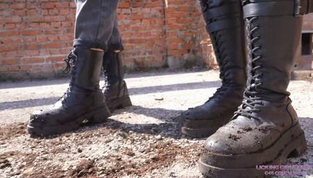 ALISA and NICOLE - Humiliation on an abandoned house! (HD)