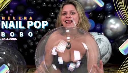 Helena's Transparent Delight Nail Pop Bobo Balloons