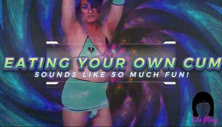 EATING YOUR CUM SOUNDS LIKE SO MUCH FUN Trans Lola Minaj CEI Cum Eating Instructions MP4SD