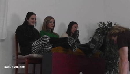 Around the legs of Mistresses Boot wmv