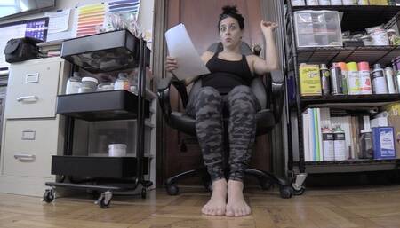 BABYDICK - Small Penis Humiliation, SPH, POV, Foot Fetish, Foot Slave - MP4