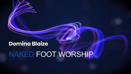 Naked foot worship