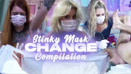 Stinky Mask Diaper Change Compilation (4k)