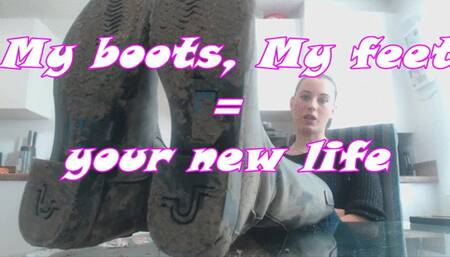 Muddy Boot and Foot slavery (MOV)