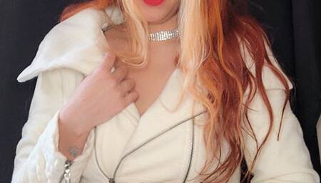 Smoking Marlboro red while taking off my coat slowly