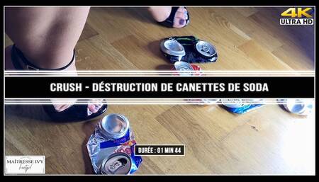 Crush Destruction de canettes de soda 4K