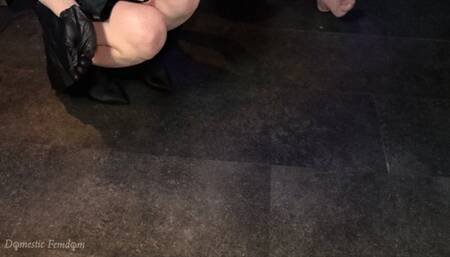 Prison CBT and pubic hair pulling