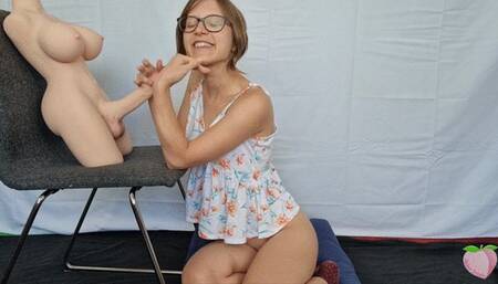 Stroking Sarina and Vibing Myself