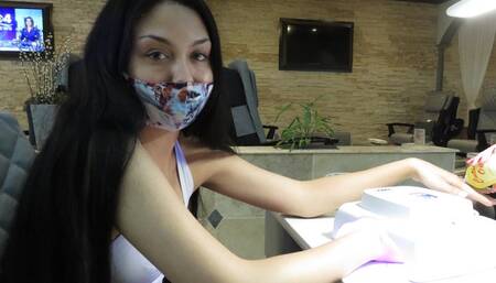Pedicure Voyeur with Bianca Bangs - MP4 (HD480p)