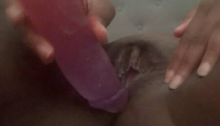 Cream on the Dildo