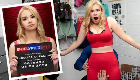 Angelica Coralvine Avoids Serious Consequences By Gagging On The Officer's Cock - Shoplyfter Mylf