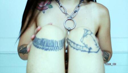 silverfucking myself - overstimulated with clamps and multiple toys