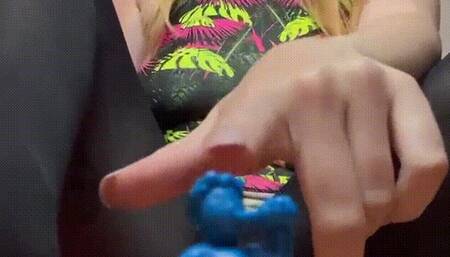 Giantess in Tights Foot Crushing Tiny