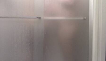 real UK bbw wife shower fuck