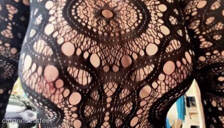 Swinging boobs in your face, lace lingerie tits tease, 36DD milf