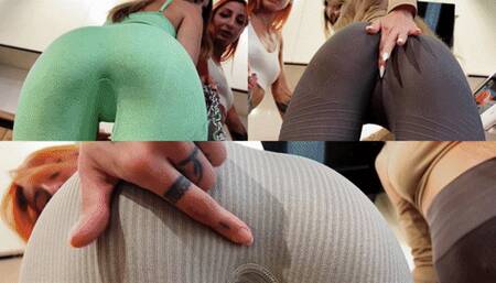 You're Leash Pet Who Has To Worship Three Butts - POV Triple Ass Worship Femdom (MP4 HD 1080p)