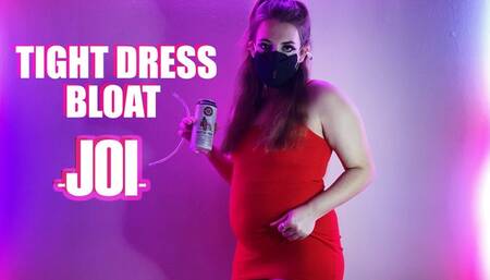 Tight Dress Belly Bloat JOI WMV
