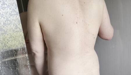 real UK bbw huge boobs shower fun and making him cum