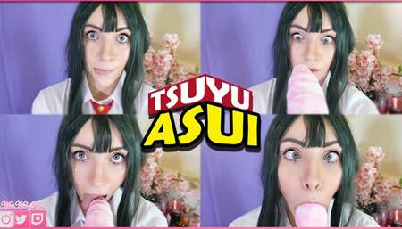 Tsuyu Asui's Ahegao Blowjob
