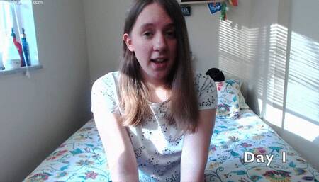 Nerdy Girl Werewolf Transformation - WMV