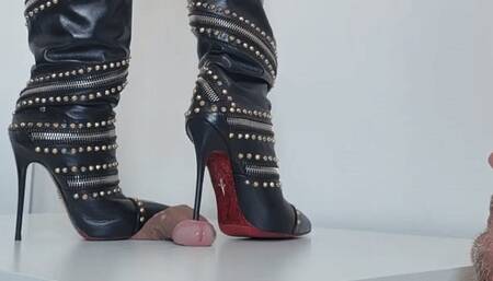Lady Latisha - CBT Trample Board - Cesare Paciotti Stiletto Boots - FHD