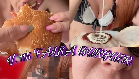 FAKE BURGUER Fetish Food