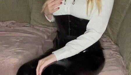 You will be my spit covered boot bitch!