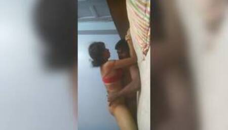 Mature couple riding hard