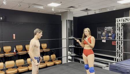 Femdom: Beckie Dominates Barefoot Charlie