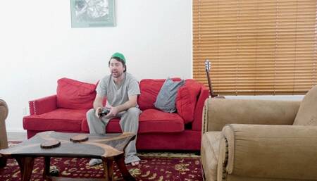 Stepmom offers ass to appease mad stepson