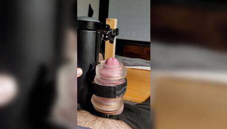 verbal masturbation and cumshot with thehandy