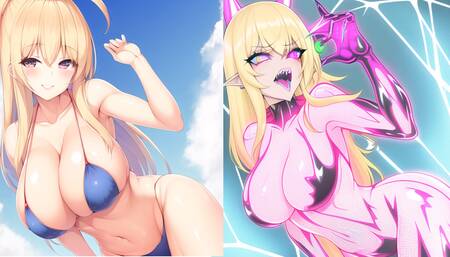 Crazy transformation and body growth