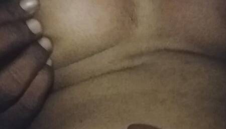 Shemale boobs press hardly