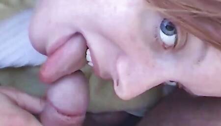 Petty (19) sperm for her mouth cunt