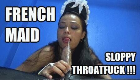 DEEP THROAT SPIT FETISH 230820H SARAI THROAT FUCKING FRENCH MAID HD MP4