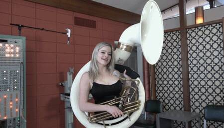 Sage Tries Out the Sousaphone and SousaVibe (MP4 - 1080p)