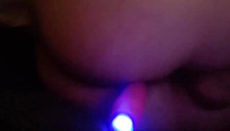 Spun fun with Dildo