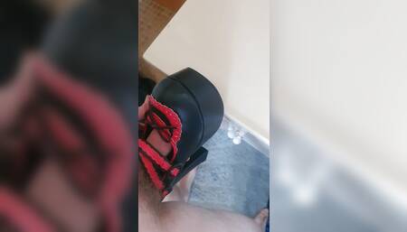 Fuck and cum on used demonias