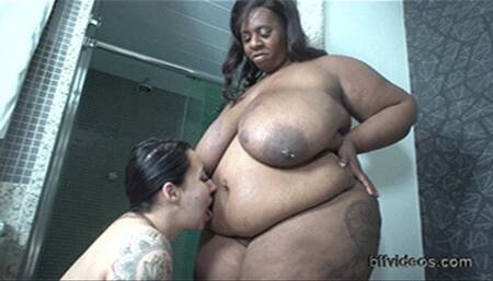 BBW Manuella First Lesbian Domination IV