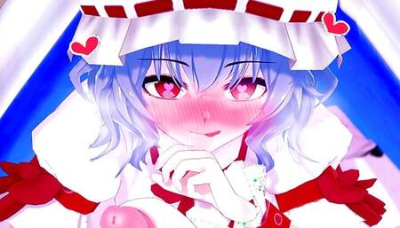 PASSIONATE SEX IN BED WITH REMILIA TOUHOU HENTAI