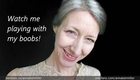 Annabel: having fun with my tits