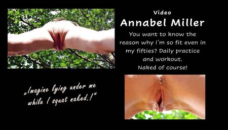 Annabel Miller: nude outdoor workout