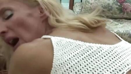 The Second the MILF Sees His Thick Manhood She Drops to the Floor to Fuck