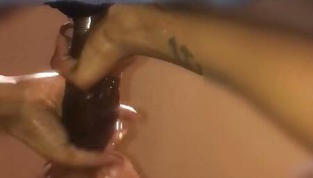 Had to Pull the Handy Dandy Towel for This Sloppy Wet Dick Sucking